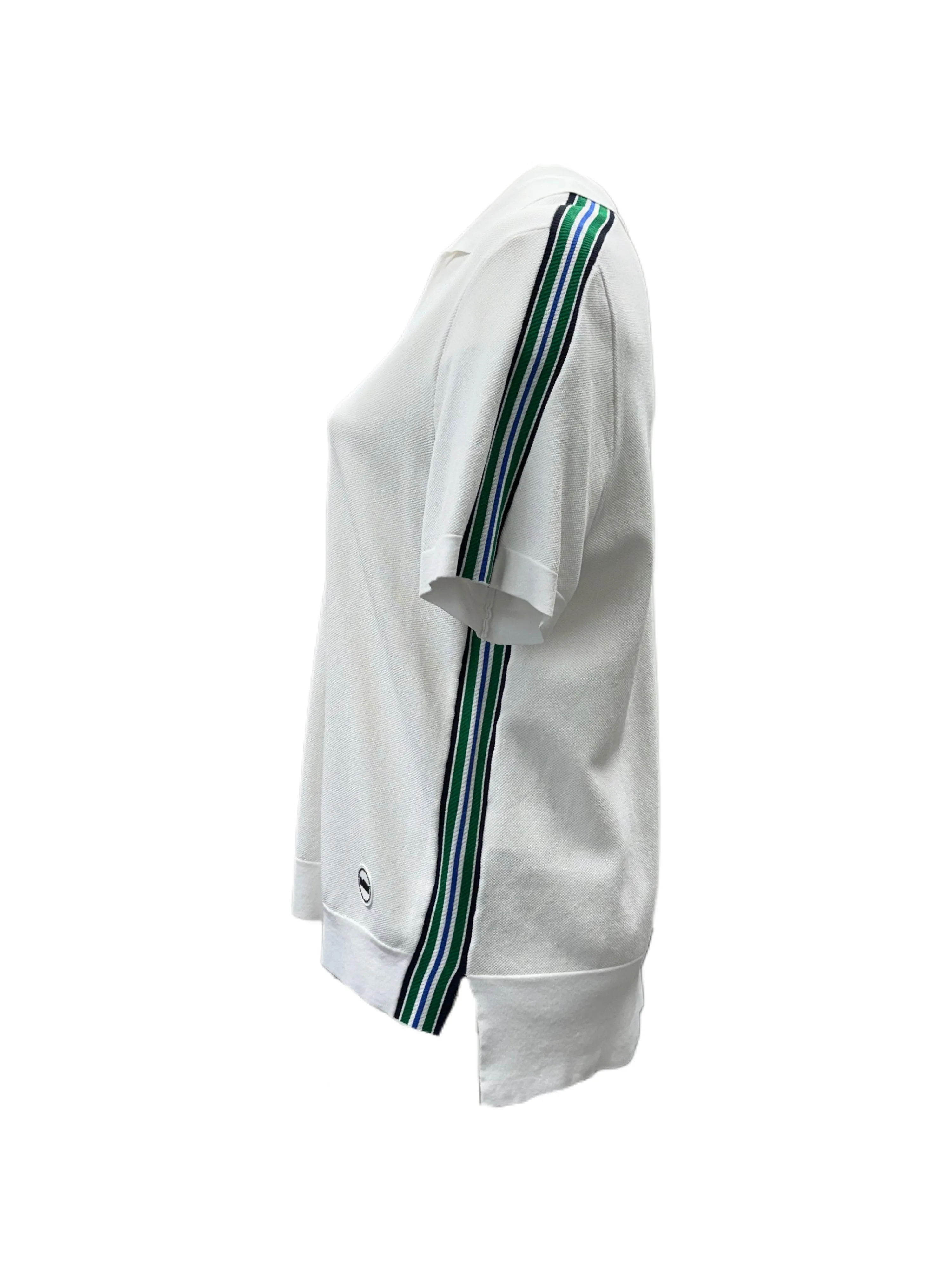 Marina Rinaldi Women's White Aereo Pullover Sweater NWT