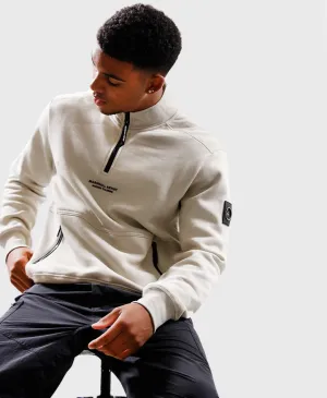 Marshall Artist Siren 1/4 Zip Sweatshirt Stone