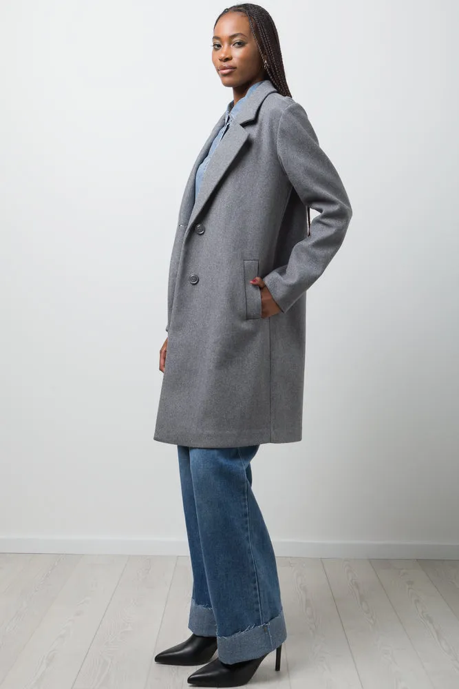 Melton Coat Grey