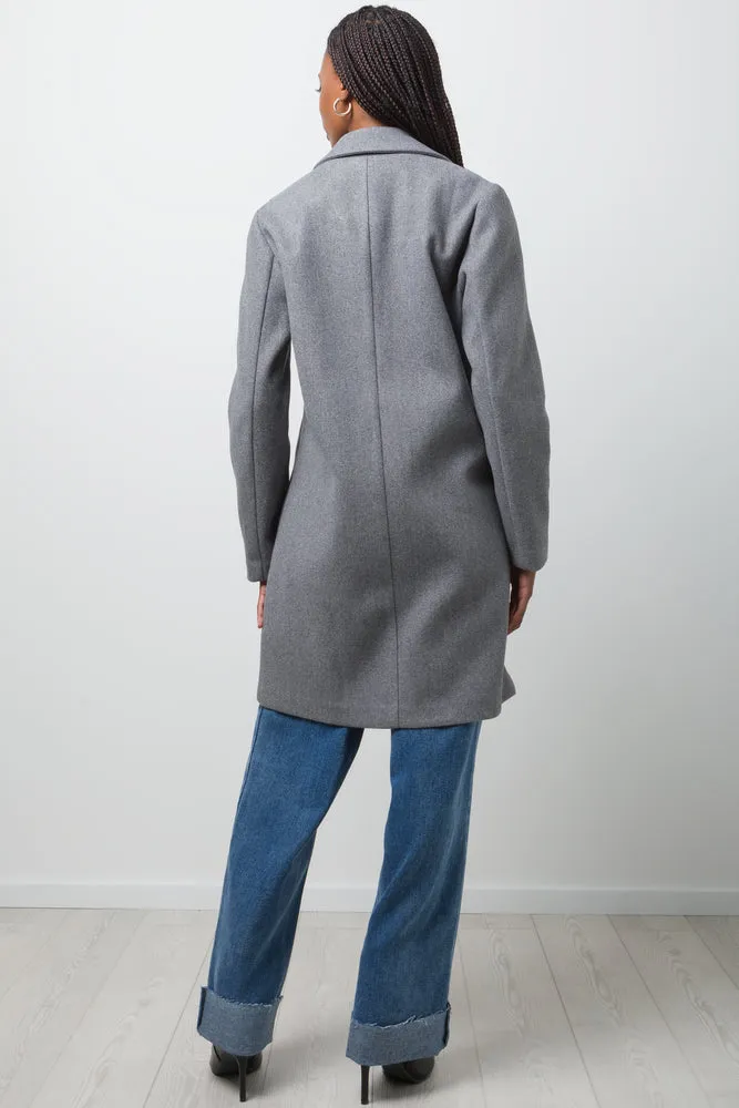 Melton Coat Grey