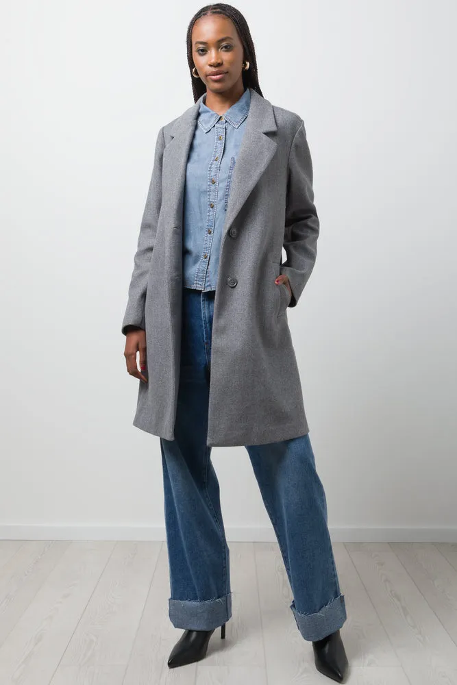Melton Coat Grey