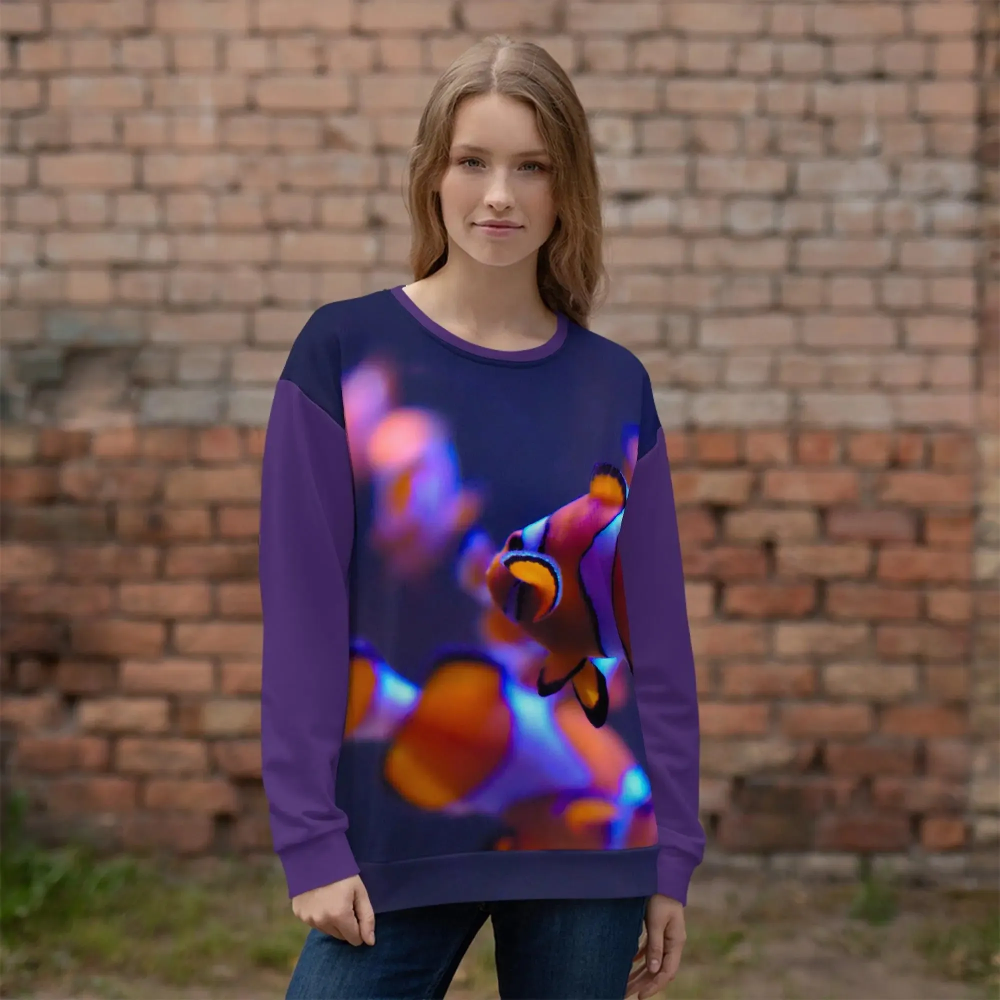 Men Fish Mood Sweatshirt