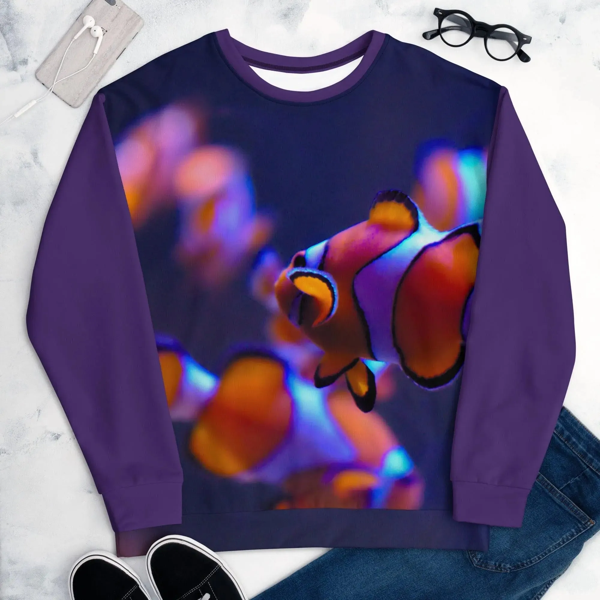 Men Fish Mood Sweatshirt