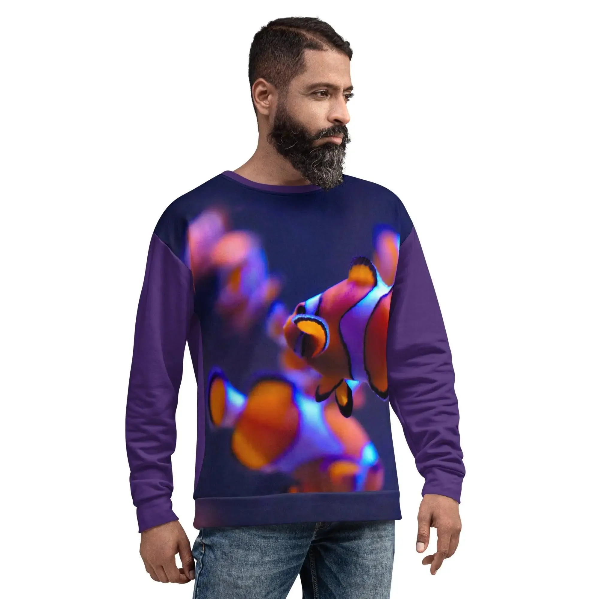 Men Fish Mood Sweatshirt