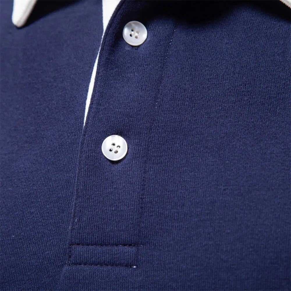 Men's Autumn Fashion Polo Neck Sweatshirts - Casual
