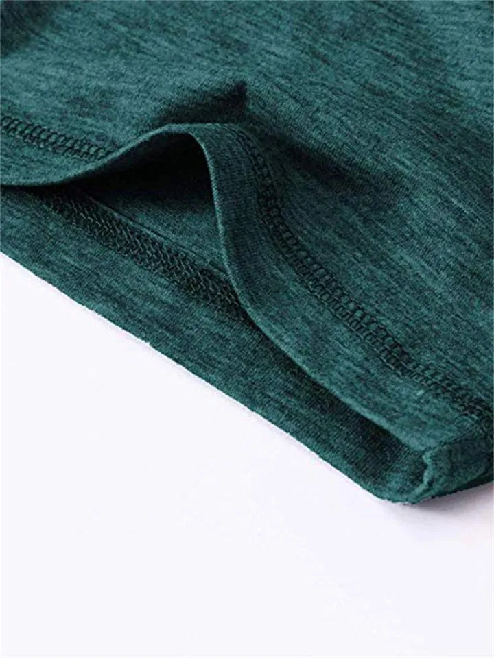 Men's Comfy Long Sleeve Henley Neck T-Shirt