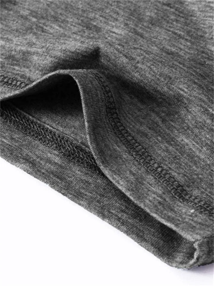Men's Comfy Long Sleeve Henley Neck T-Shirt