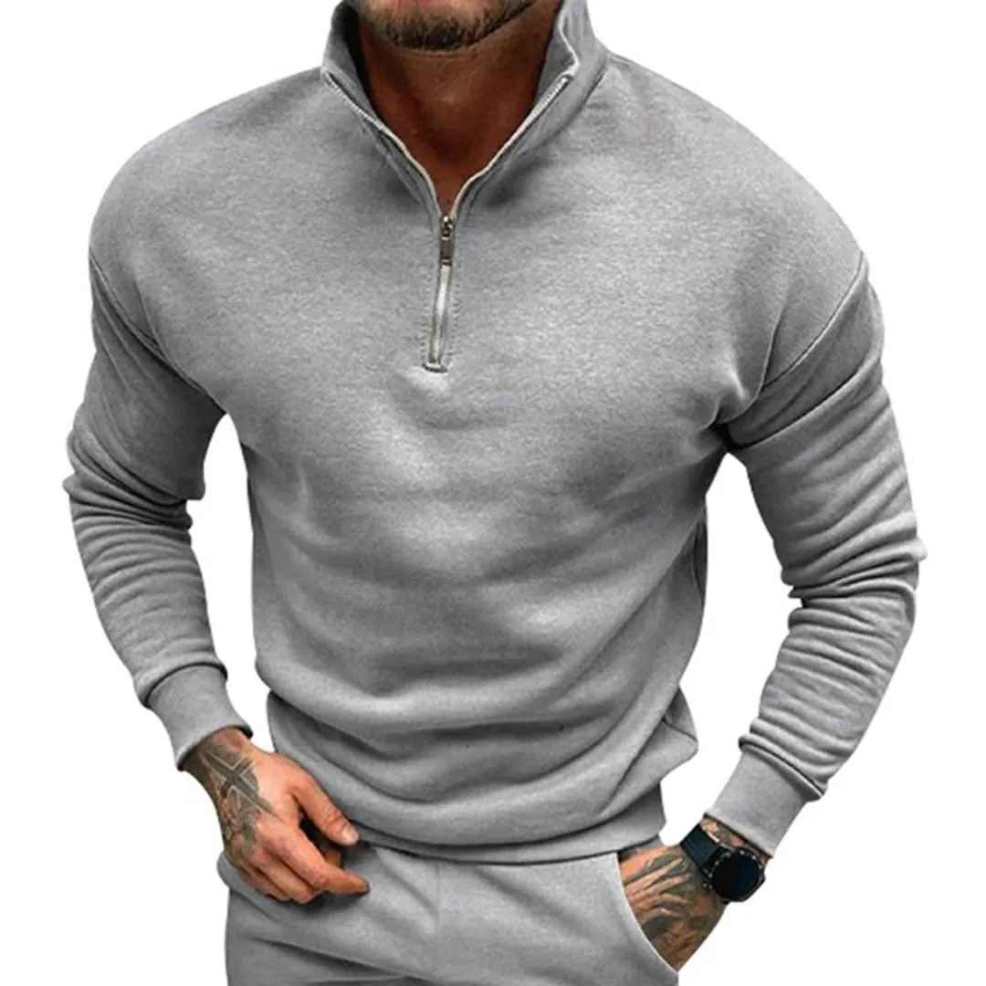 Men's Half-Zip Sweater - Stylish, Comfortable, and Versatile
