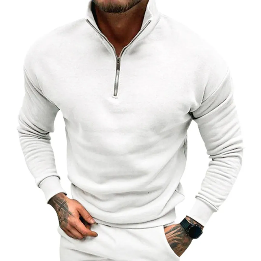 Men's Half-Zip Sweater - Stylish, Comfortable, and Versatile