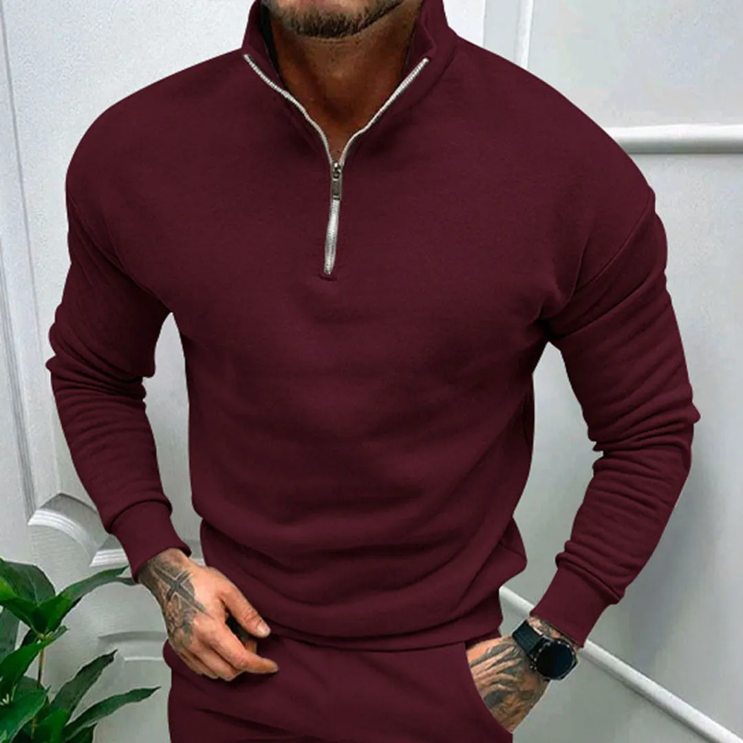 Men's Half-Zip Sweater - Stylish, Comfortable, and Versatile