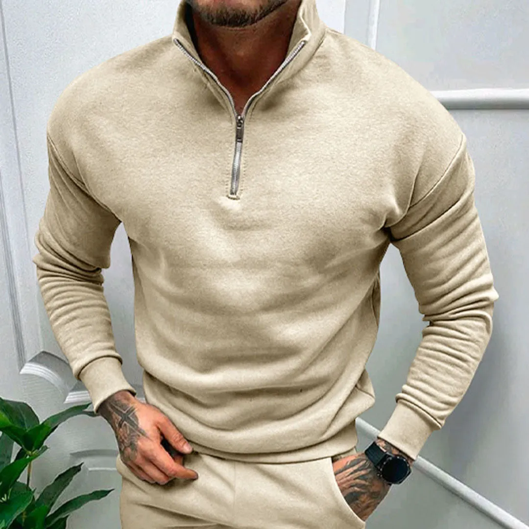 Men's Half-Zip Sweater - Stylish, Comfortable, and Versatile