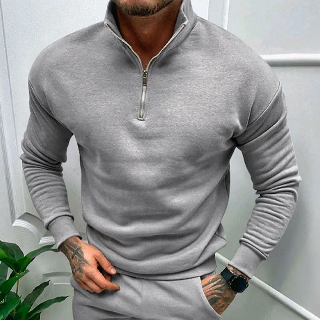 Men's Half-Zip Sweater - Stylish, Comfortable, and Versatile