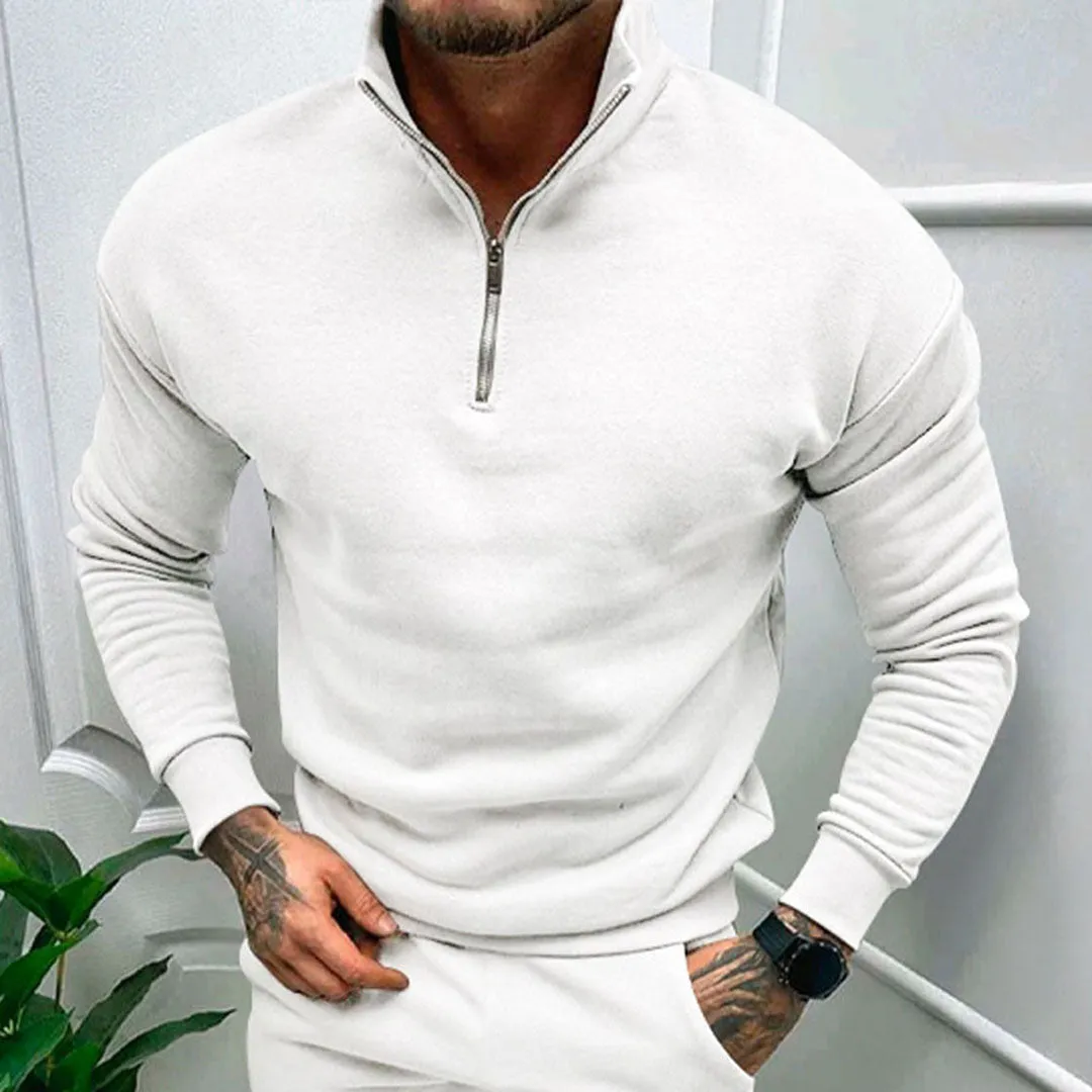 Men's Half-Zip Sweater - Stylish, Comfortable, and Versatile