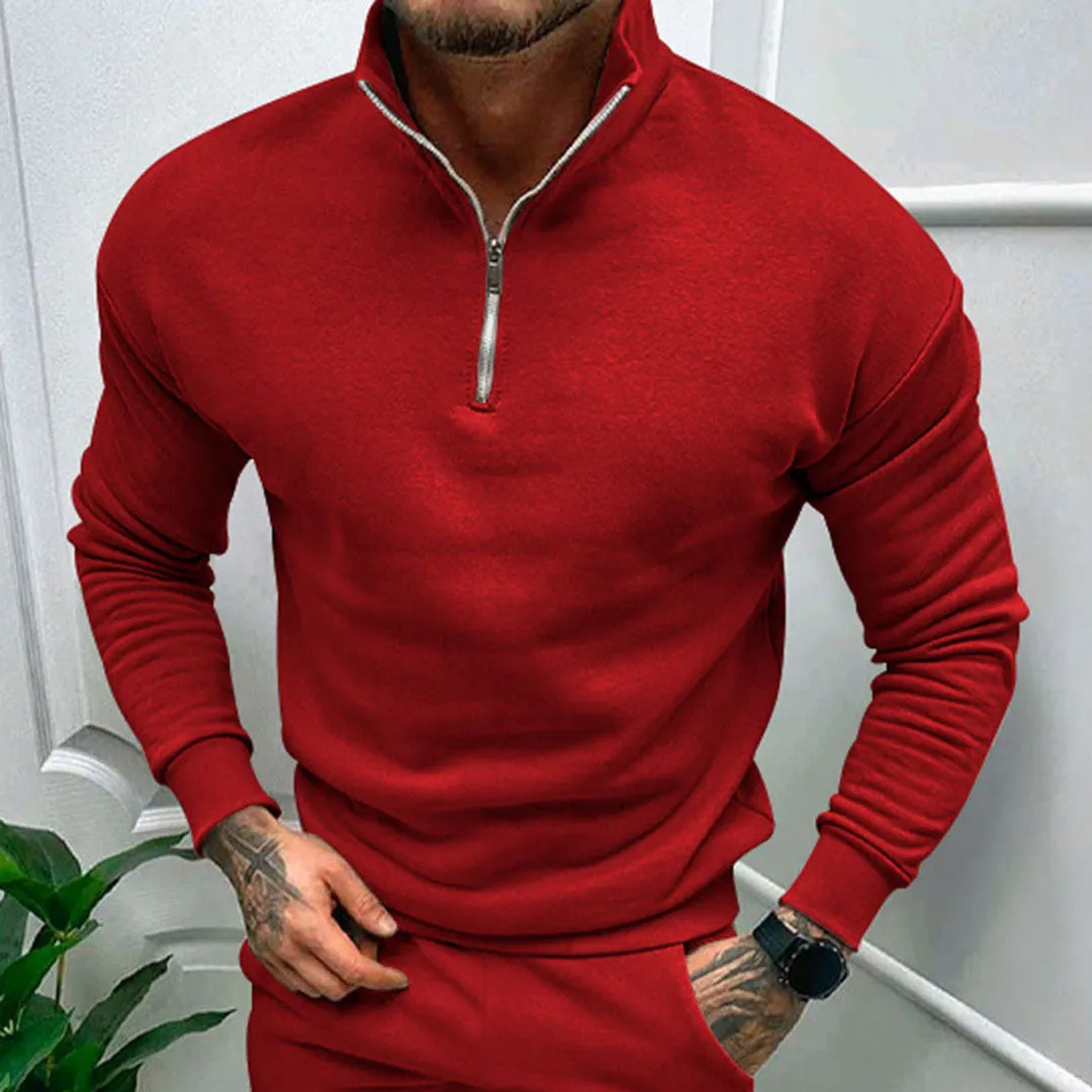 Men's Half-Zip Sweater - Stylish, Comfortable, and Versatile