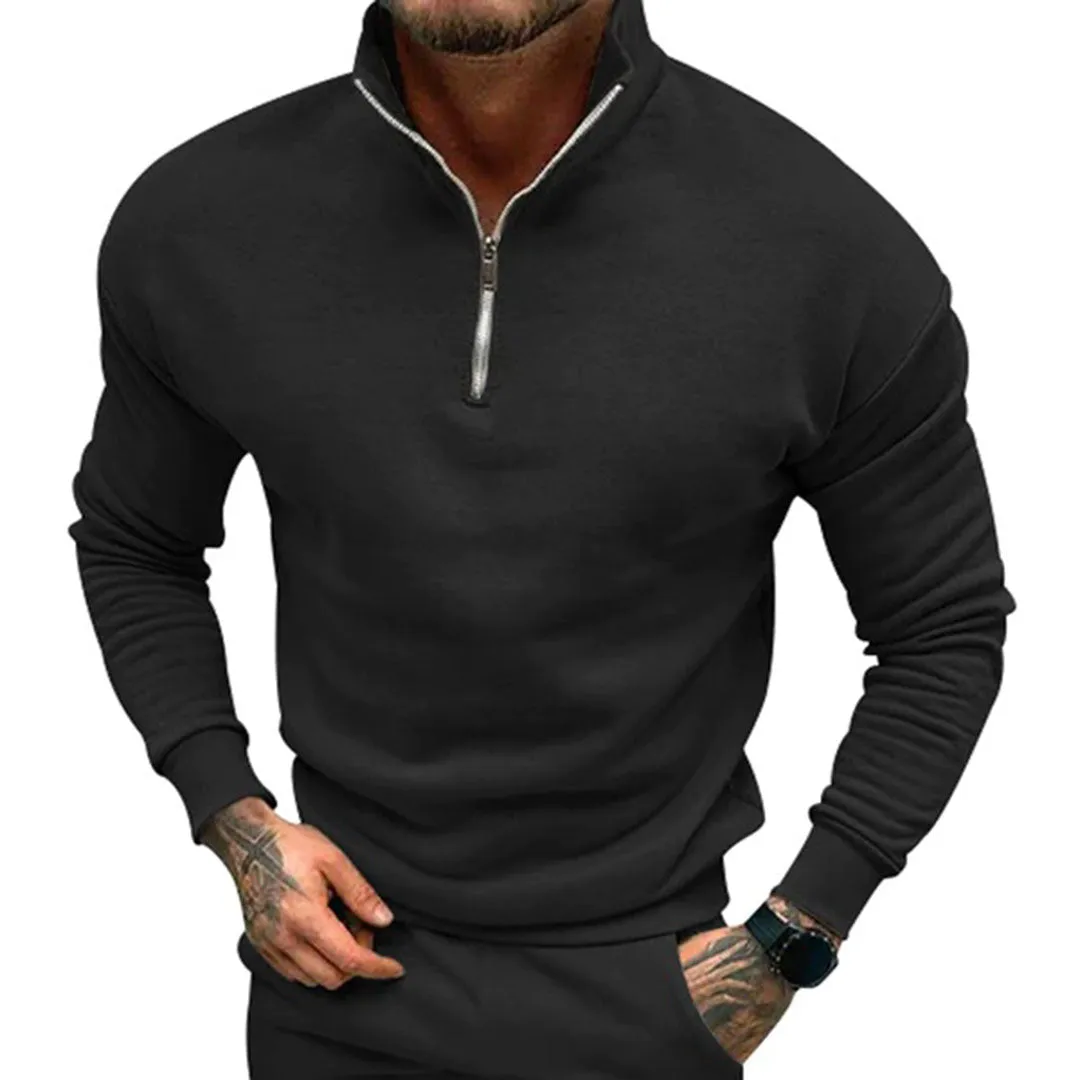 Men's Half-Zip Sweater - Stylish, Comfortable, and Versatile