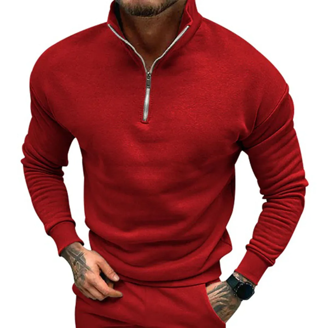 Men's Half-Zip Sweater - Stylish, Comfortable, and Versatile