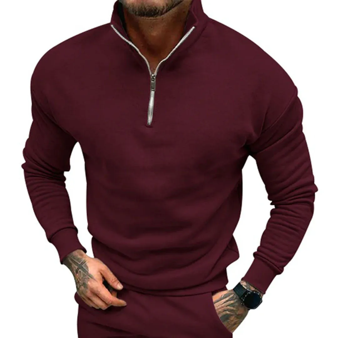 Men's Half-Zip Sweater - Stylish, Comfortable, and Versatile