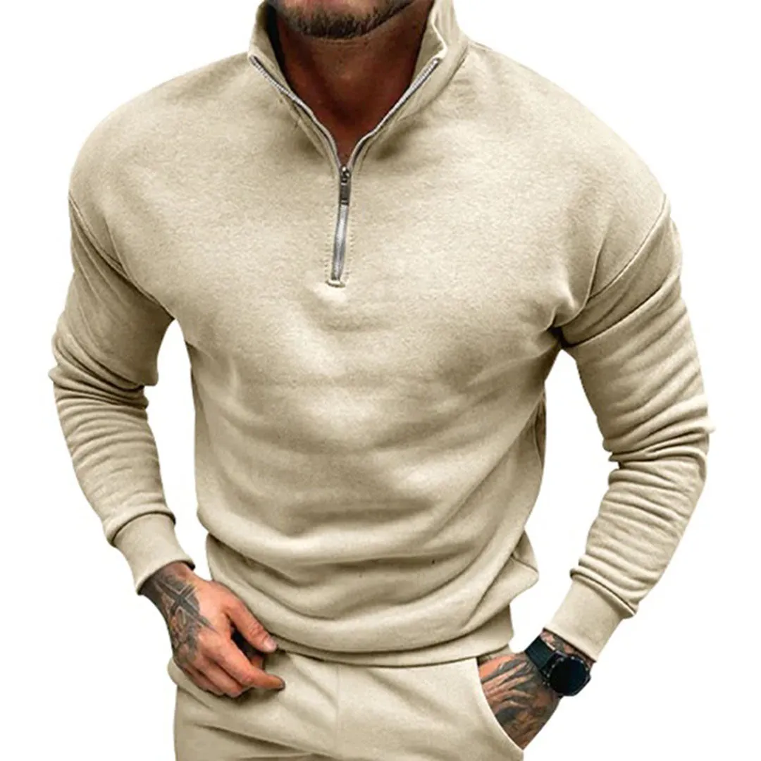 Men's Half-Zip Sweater - Stylish, Comfortable, and Versatile