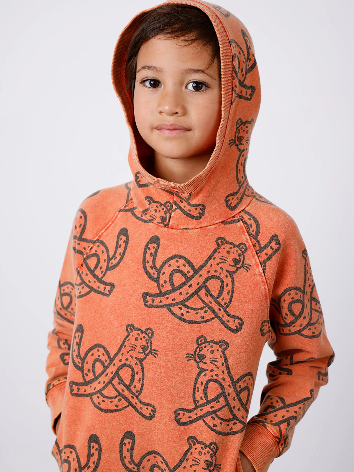 Minti Pretzel Leopard Hood