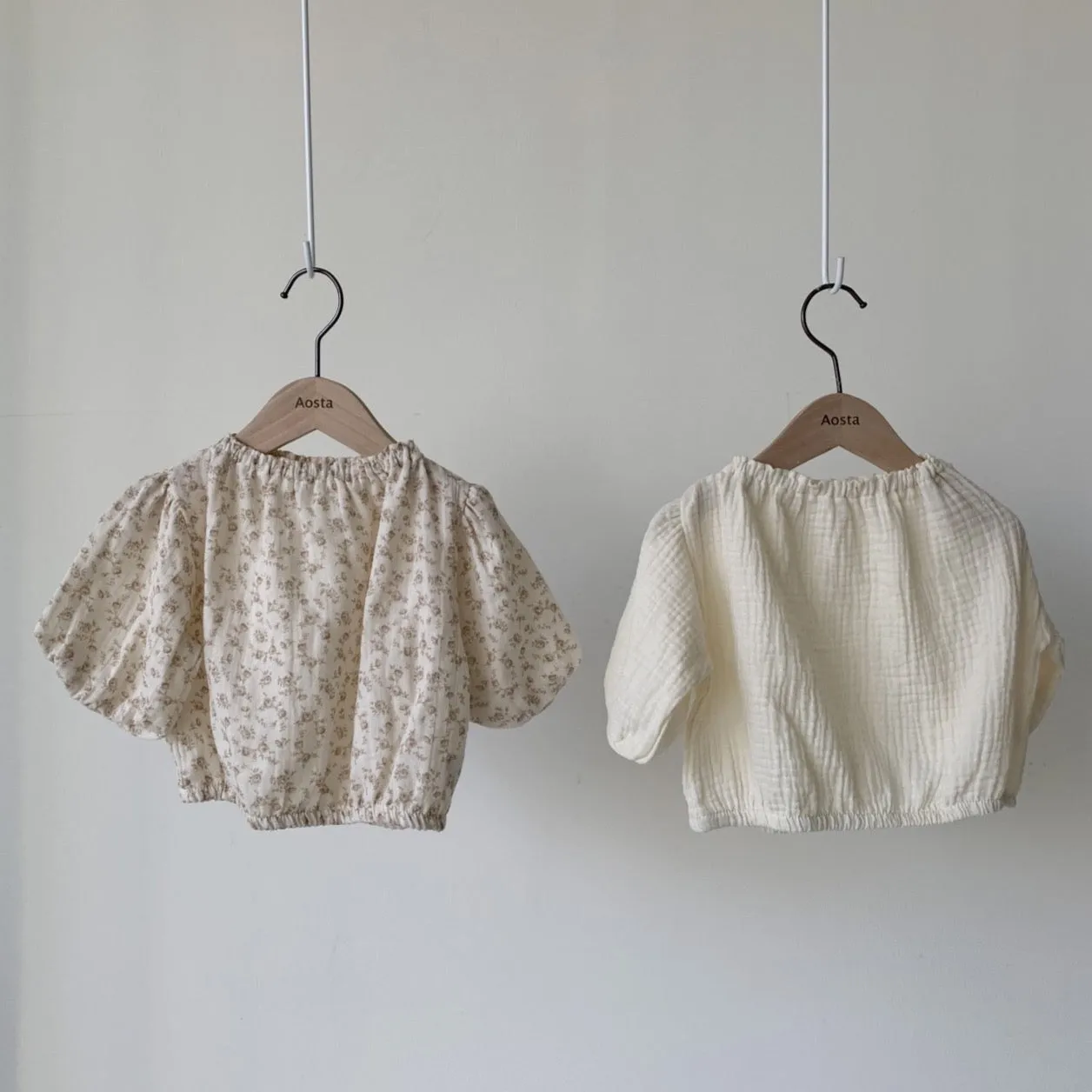 Monet Soft Gauze Blouse - Cream