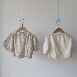 Monet Soft Gauze Blouse - Cream