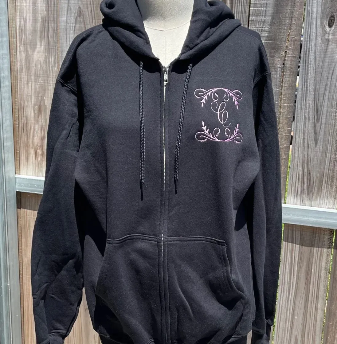Monogram Wreath Hoodie