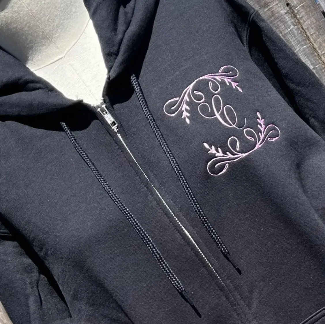 Monogram Wreath Hoodie