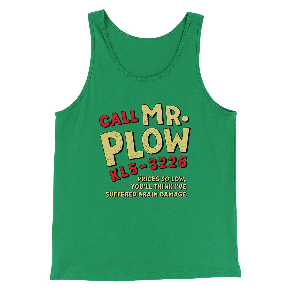 Mr. Plow Men/Unisex Tank Top