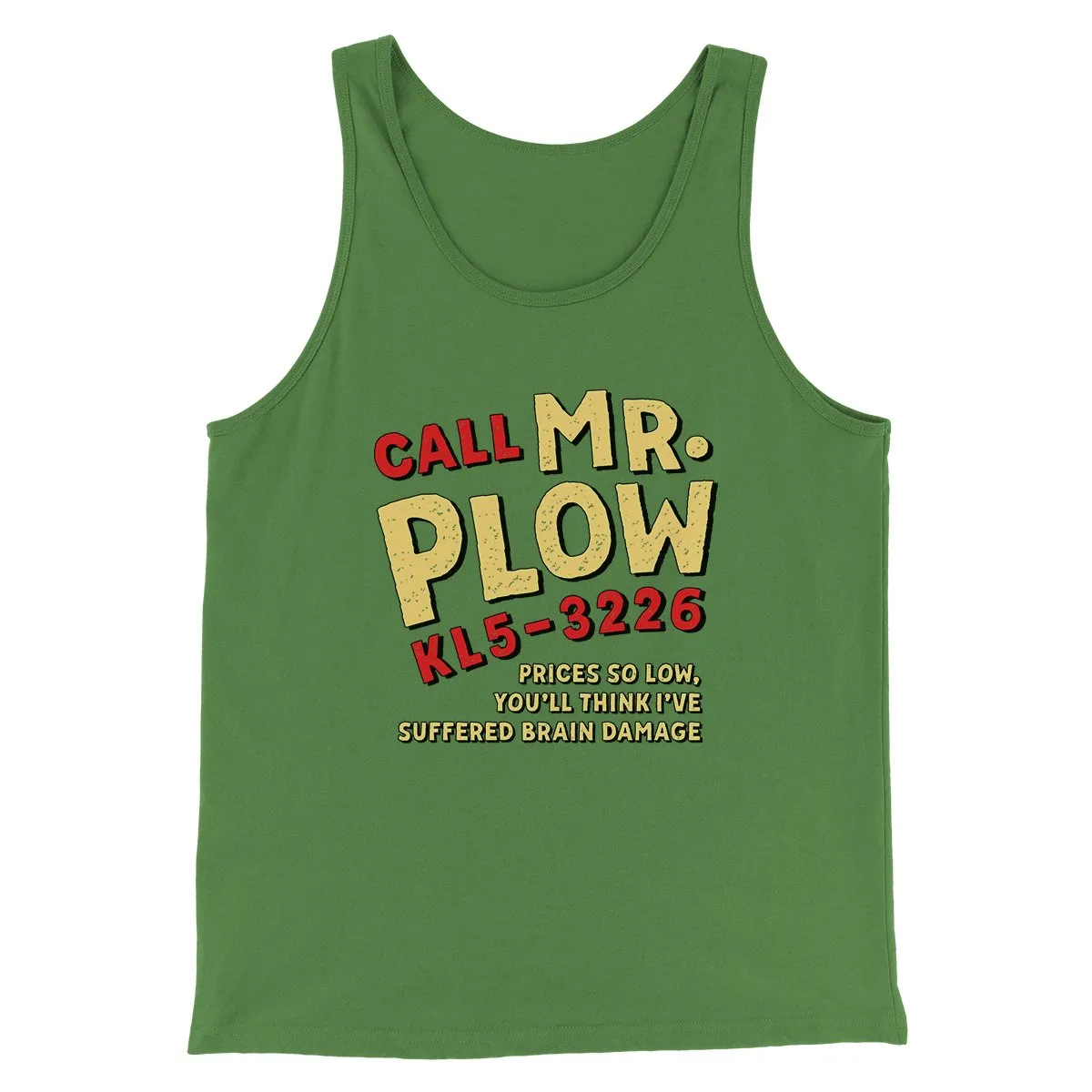 Mr. Plow Men/Unisex Tank Top