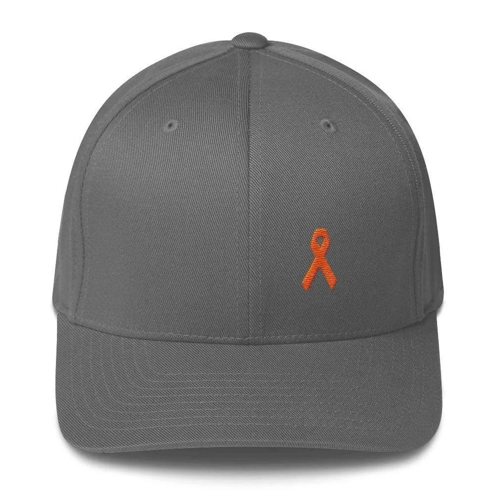 MS Awareness Fitted Baseball Hat with Flexfit