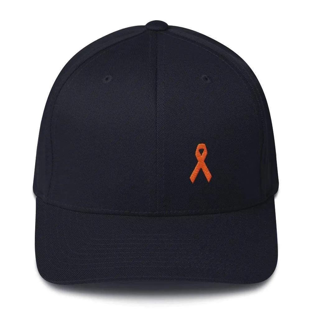 MS Awareness Fitted Baseball Hat with Flexfit