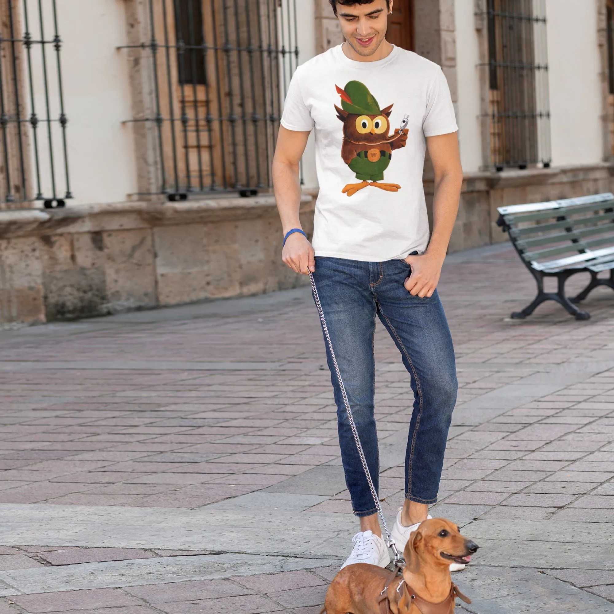 Multicolor Woodsy Owl Men's Tee