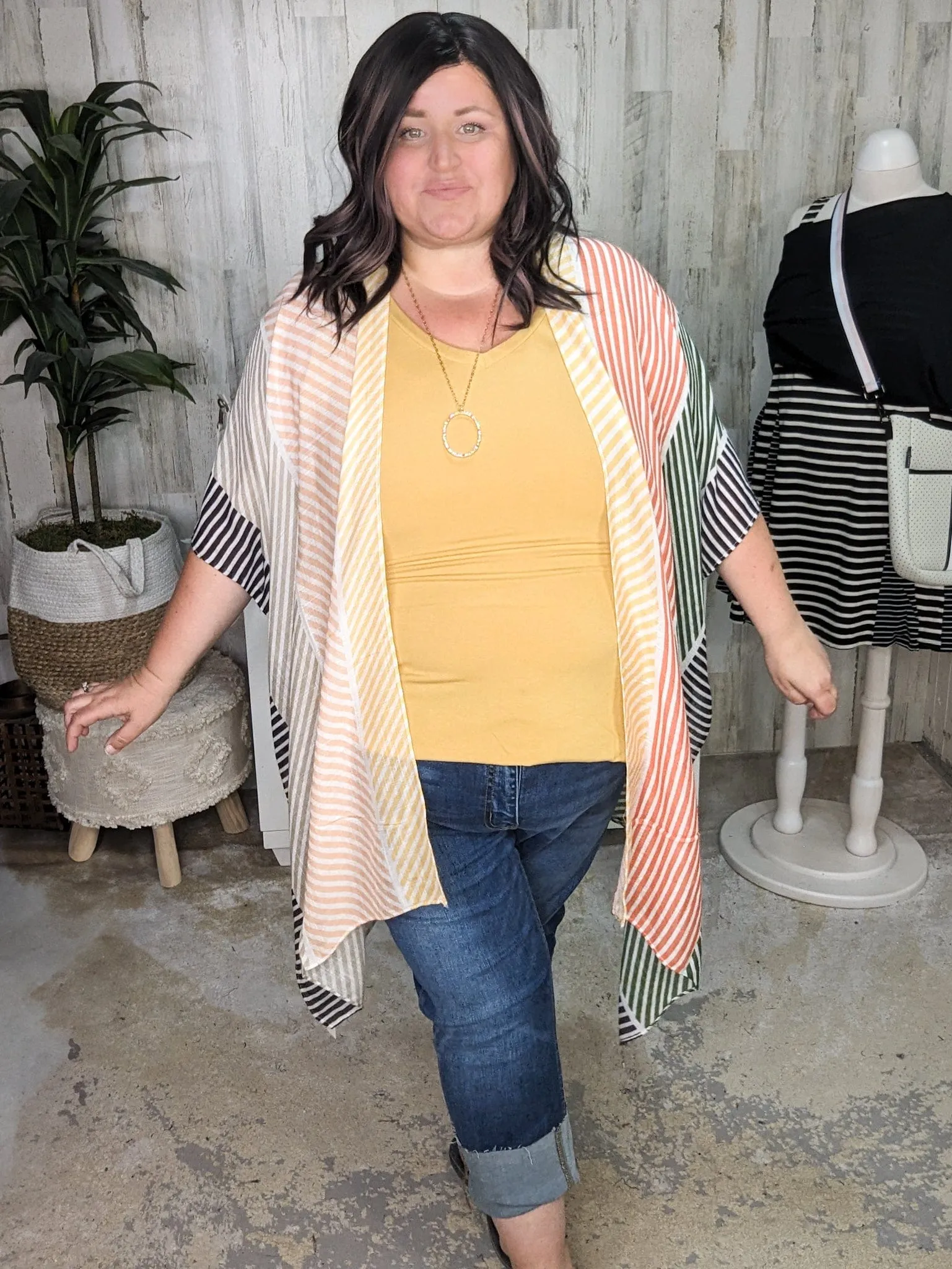 Myra Luxe Vneck Scoop Hem Tank (lots of colors!)