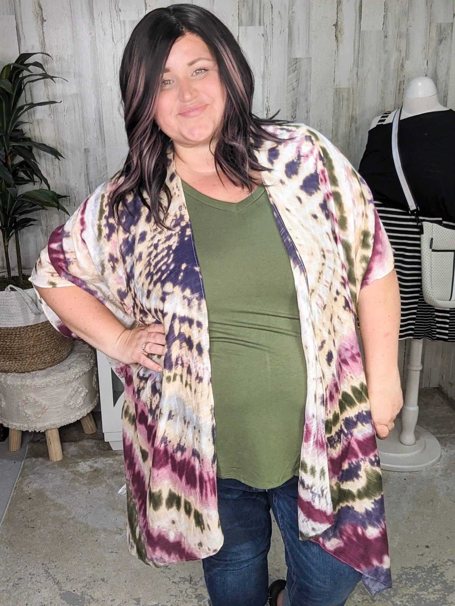 Myra Luxe Vneck Scoop Hem Tank (lots of colors!)