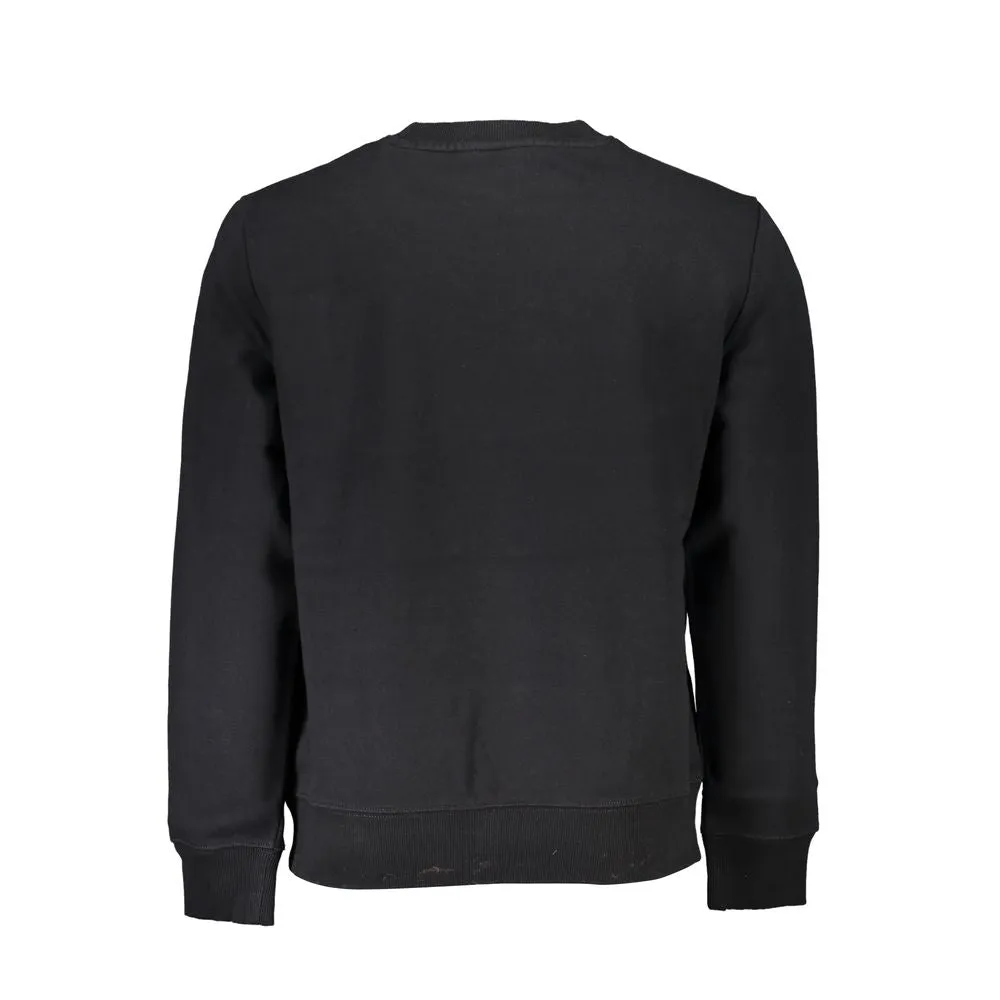 Napapijri Black Cotton Men Sweater