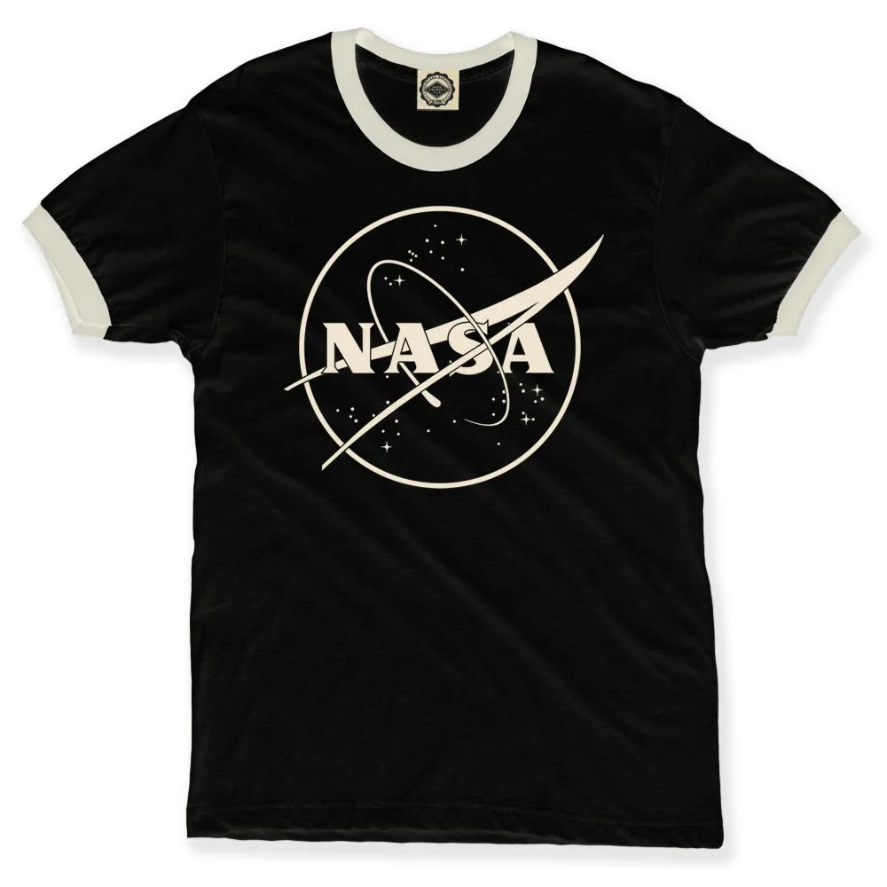 NASA 1 Color Logo Men's Ringer Tee