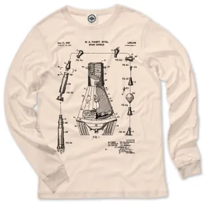 NASA Space Capsule Patent Men's Long Sleeve Tee