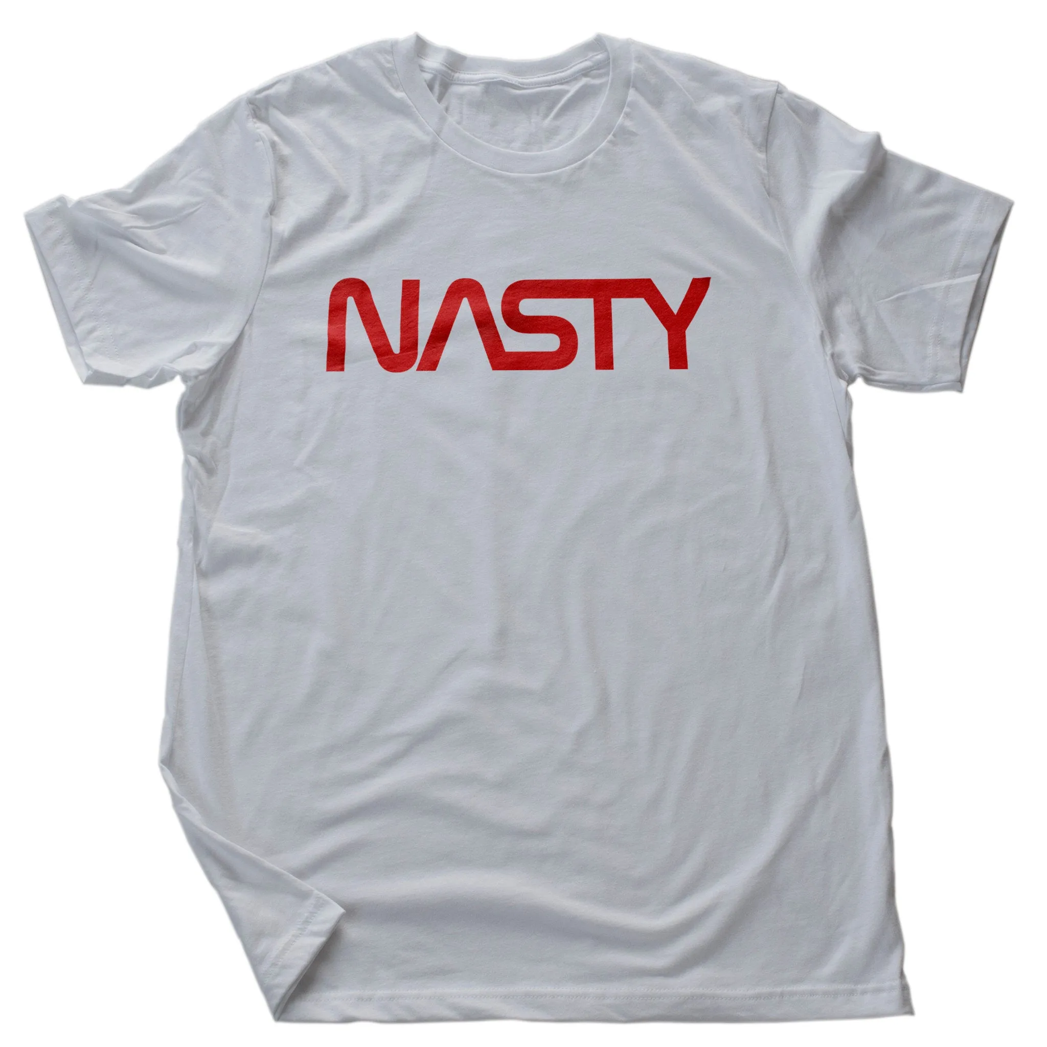 NASTY — Retro NASA Logo Parody Premium Unisex T-shirt