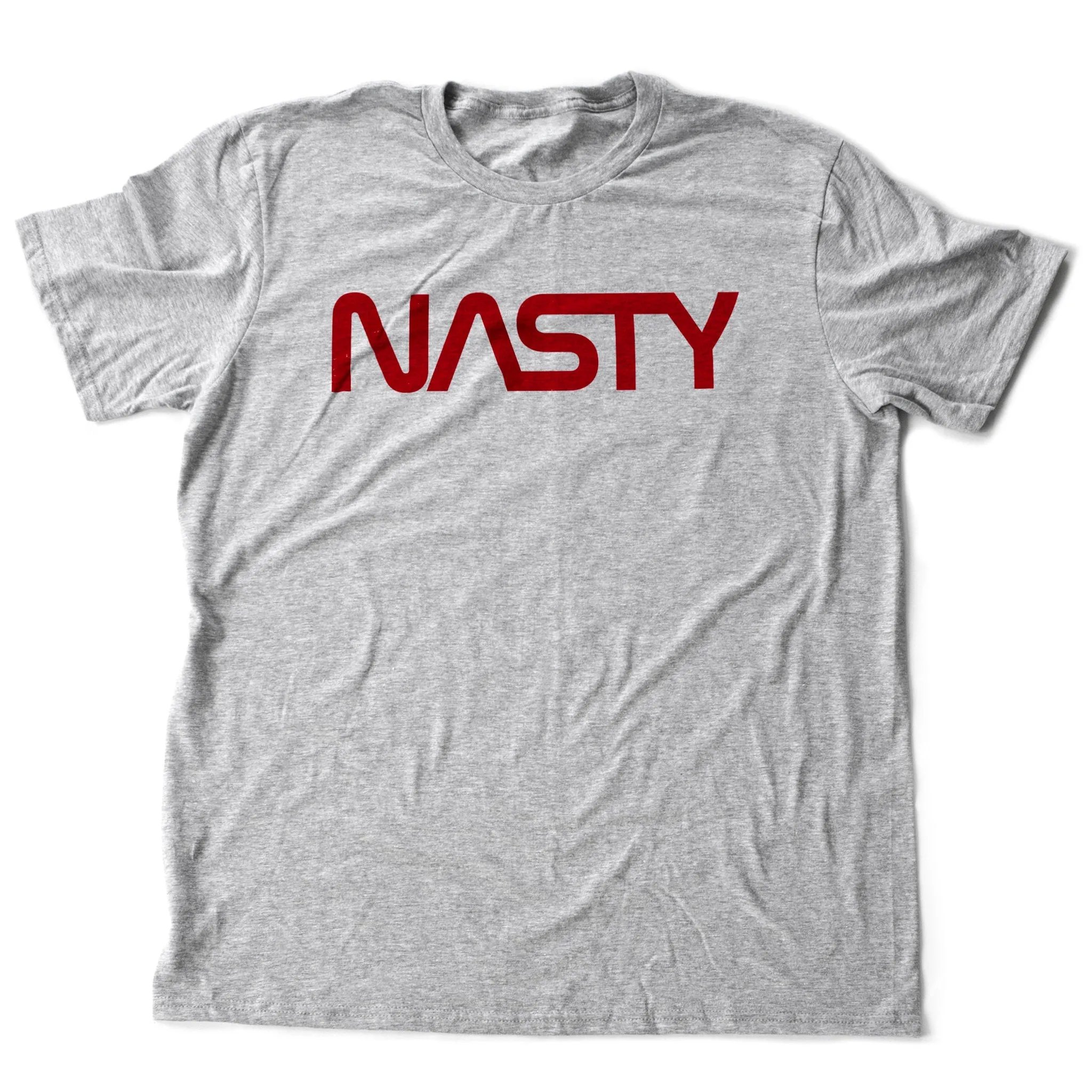 NASTY — Retro NASA Logo Parody Premium Unisex T-shirt