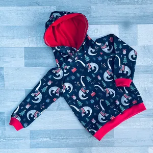 Navy Dinosaurs Hoodie