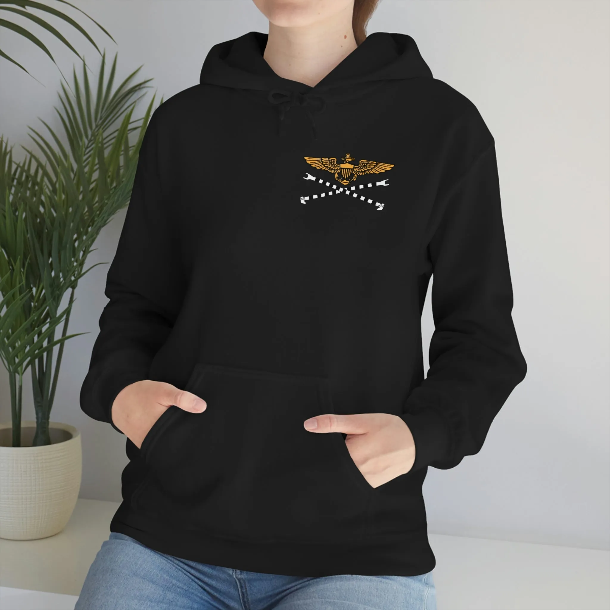Navy Tailhook SHB Unisex Heavy Hooded Sweatshirt