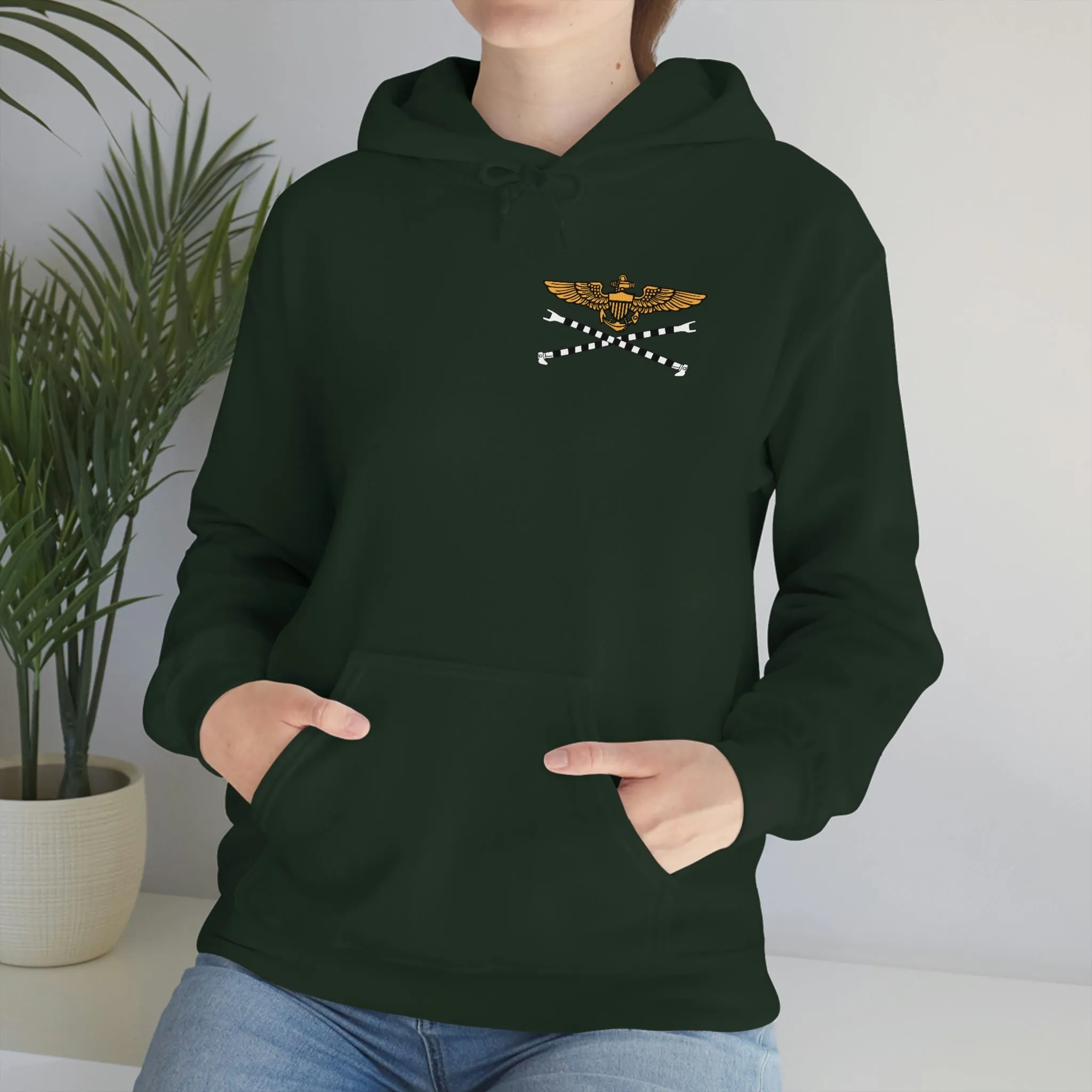 Navy Tailhook SHB Unisex Heavy Hooded Sweatshirt