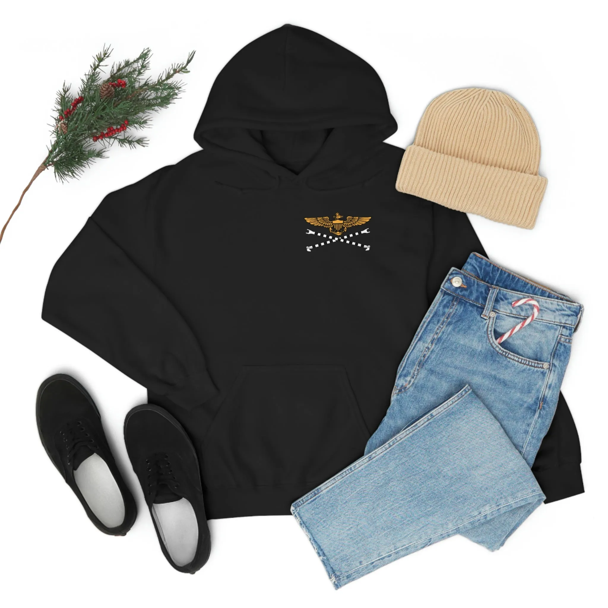 Navy Tailhook SHB Unisex Heavy Hooded Sweatshirt