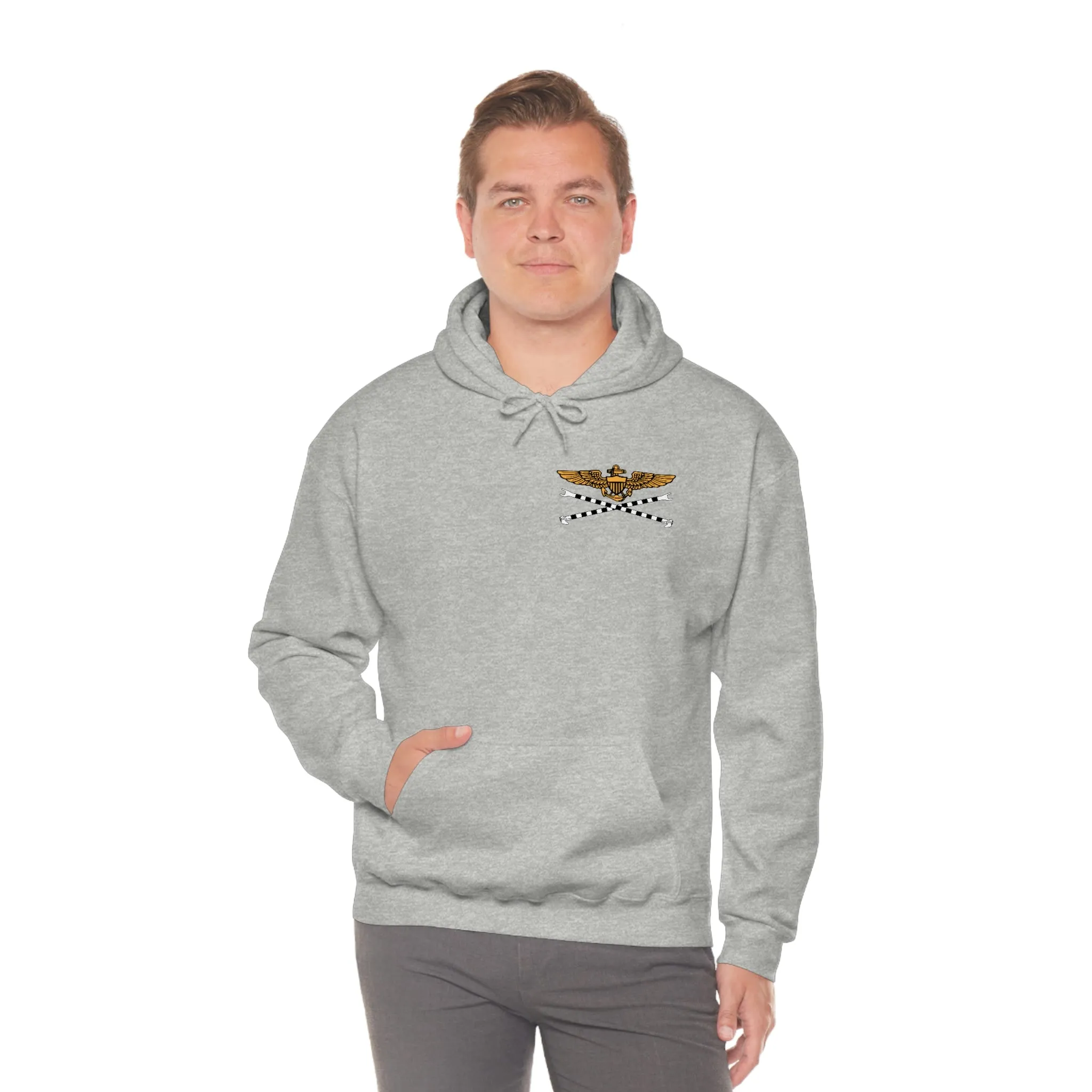 Navy Tailhook SHB Unisex Heavy Hooded Sweatshirt