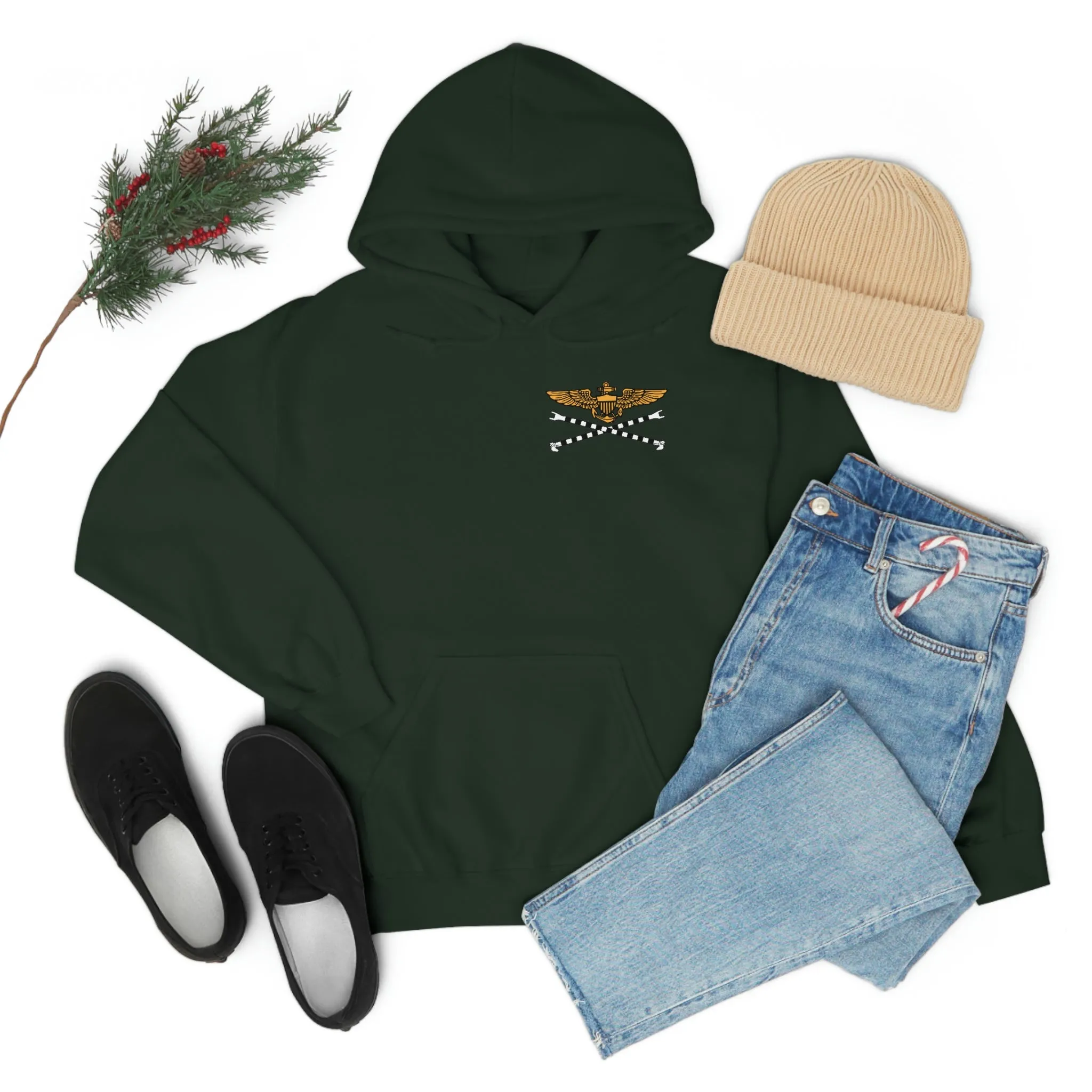 Navy Tailhook SHB Unisex Heavy Hooded Sweatshirt