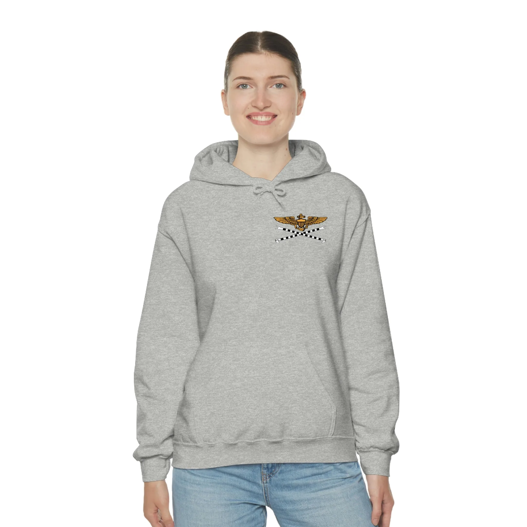 Navy Tailhook SHB Unisex Heavy Hooded Sweatshirt