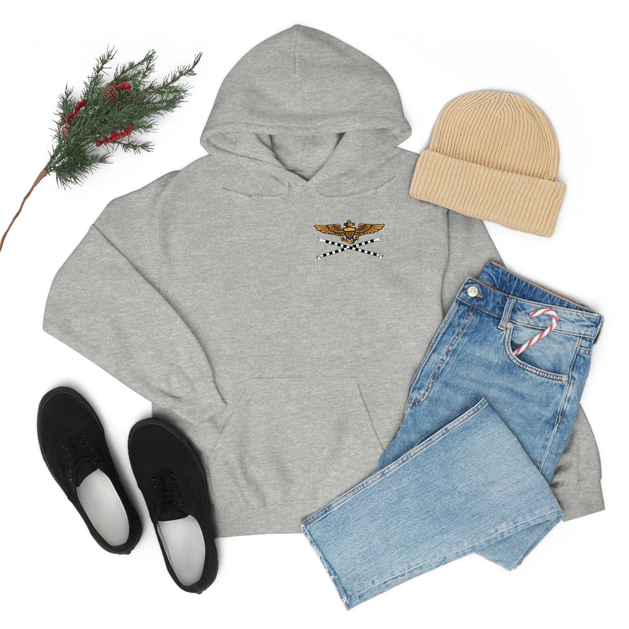 Navy Tailhook SHB Unisex Heavy Hooded Sweatshirt