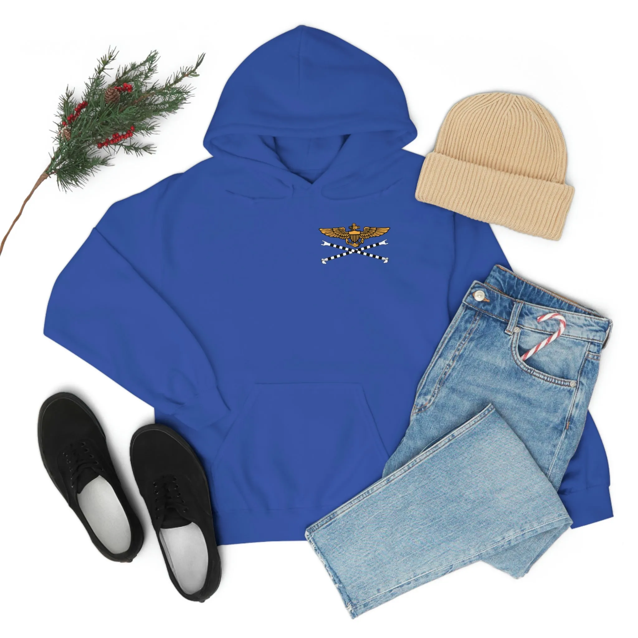 Navy Tailhook SHB Unisex Heavy Hooded Sweatshirt