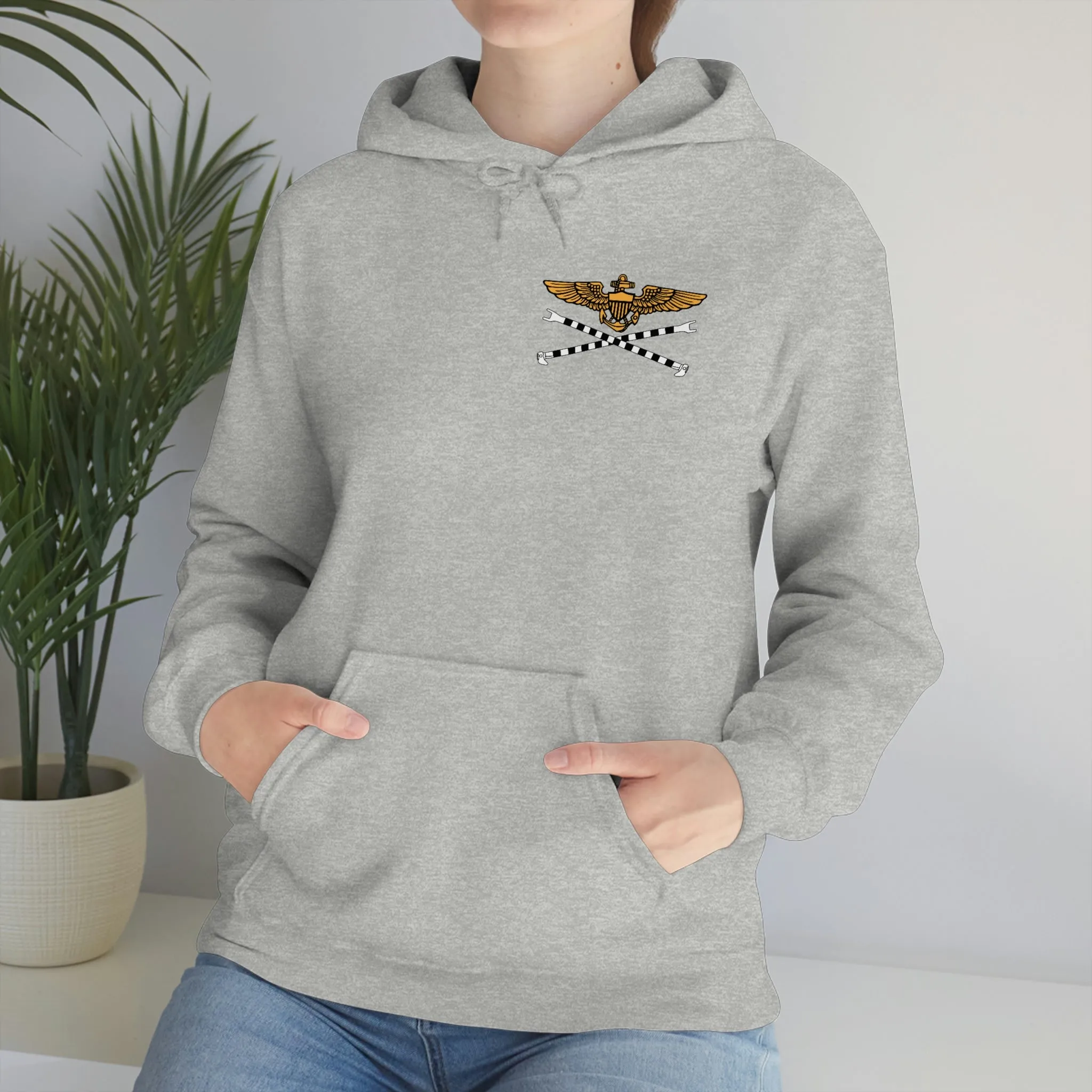 Navy Tailhook SHB Unisex Heavy Hooded Sweatshirt