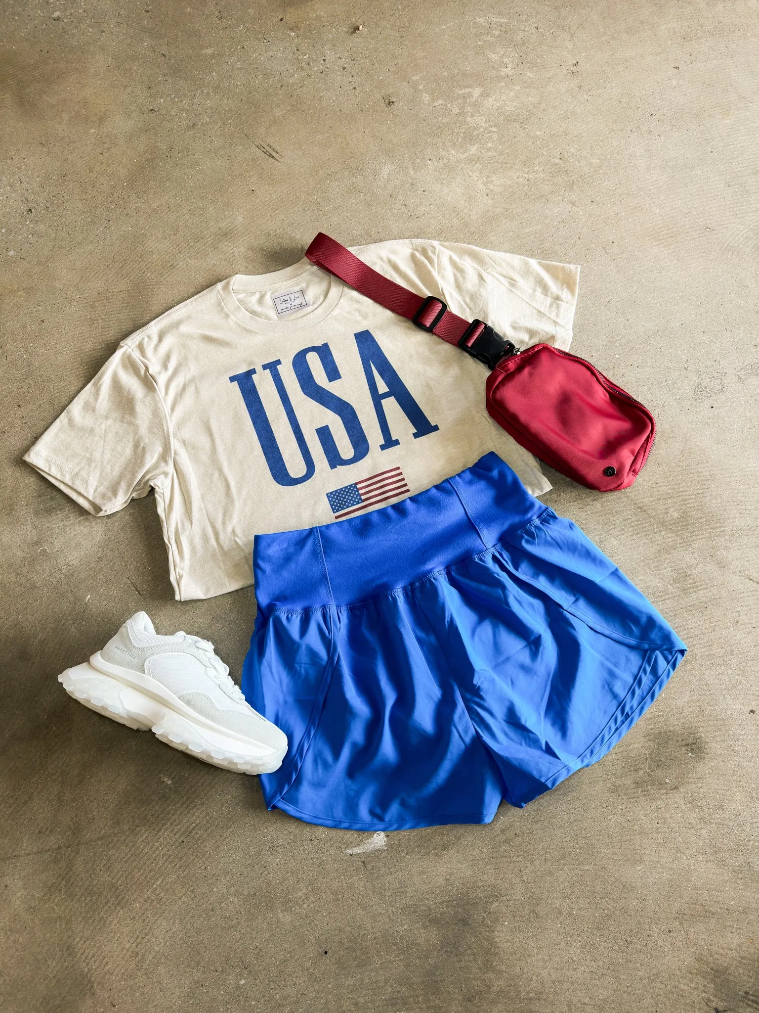 Navy USA Graphic Tee